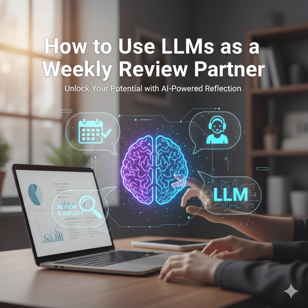 How to Use LLMs as a Weekly Review Partner